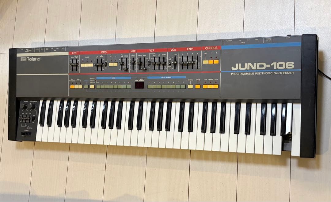 【名機】Roland JUNO-106 シンセサイザー(ジャンク）