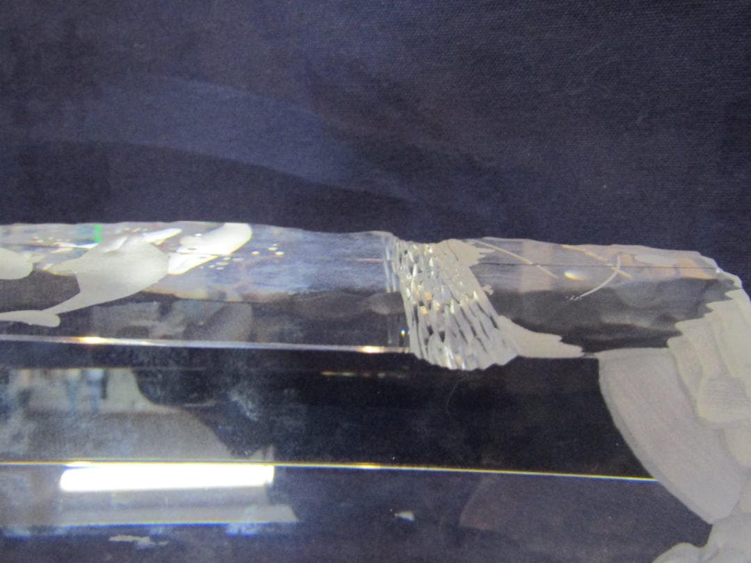 HOYAクリスタル　限定品　クリスタル海洋生物彫刻　希少品