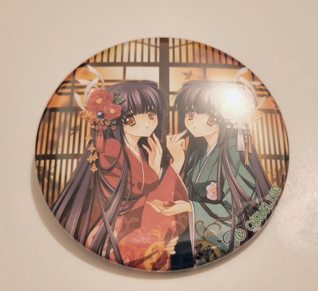 顔のない月 CARNELIAN 鈴菜 水菜 缶バッジ