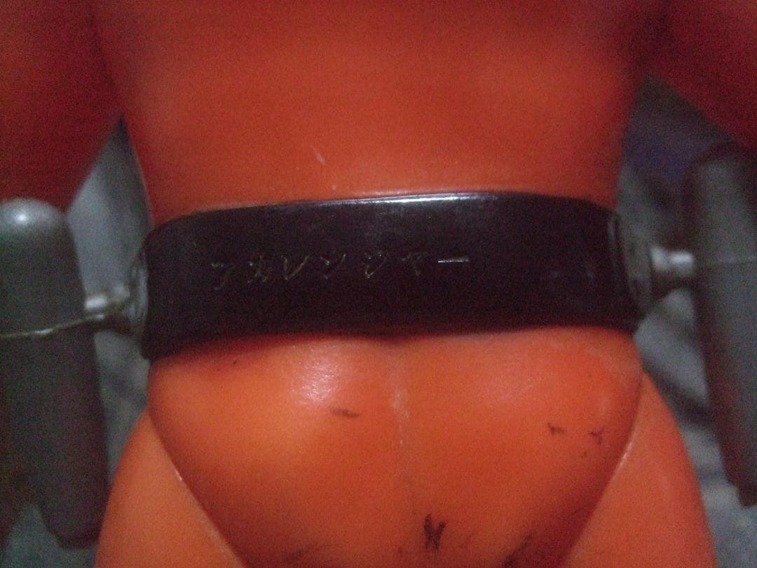 u*b様 希少★旧バンダイ 秘密戦隊ゴレンジャー ★アカレンジャー★ソフビ23㎝