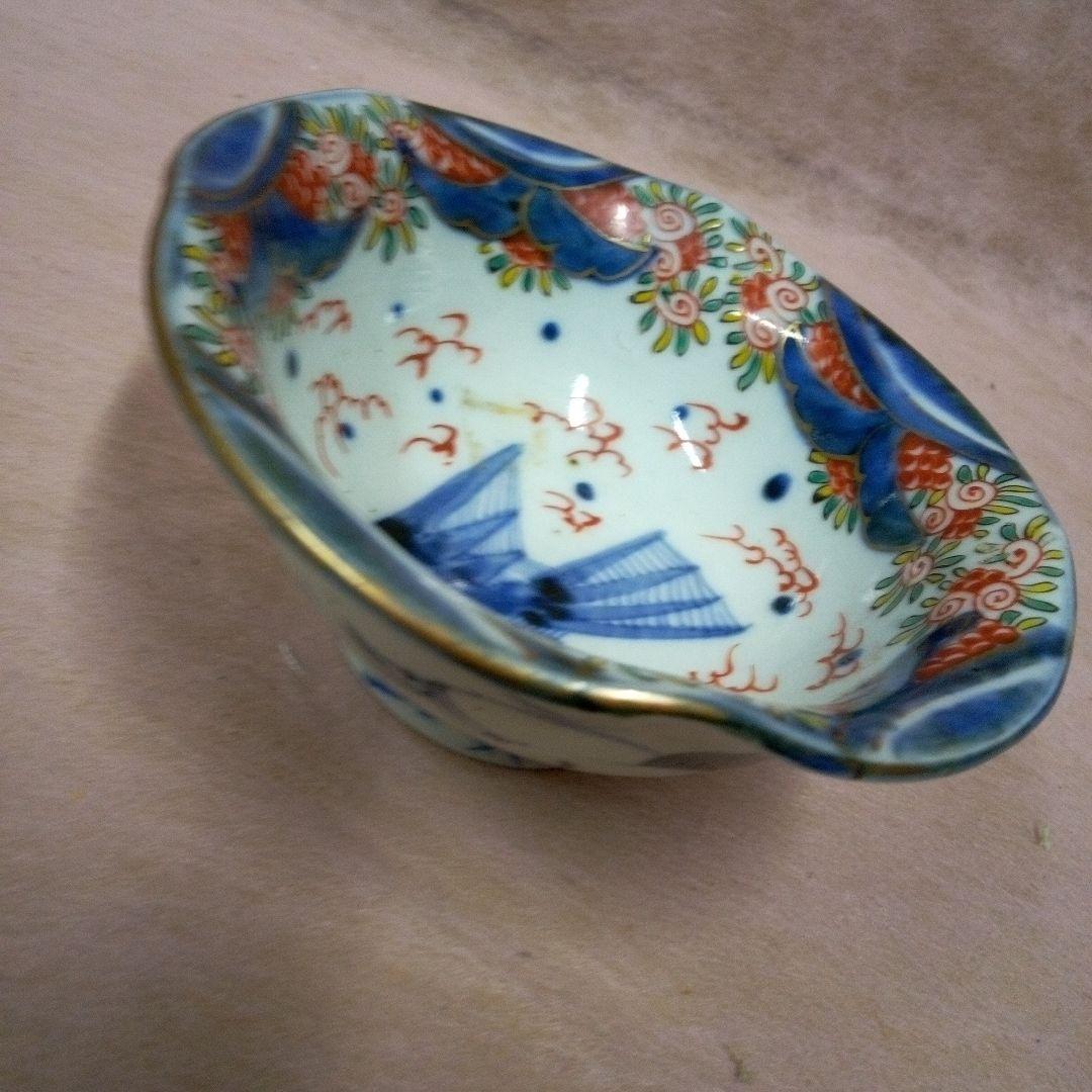 古伊万里　古美術　古道具　骨董品 錦絵麒麟鳳凰文様　三つ鉢