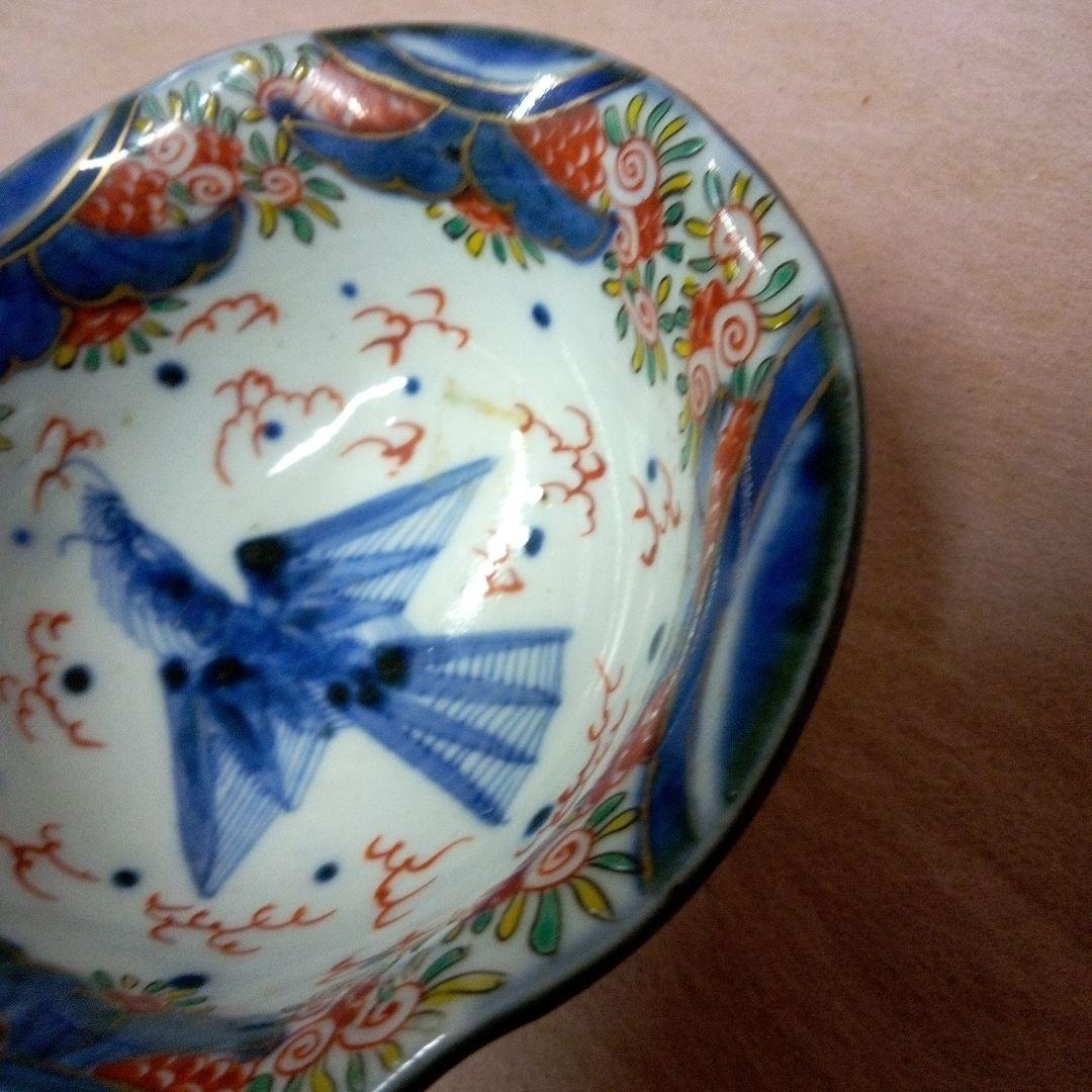 古伊万里　古美術　古道具　骨董品 錦絵麒麟鳳凰文様　三つ鉢