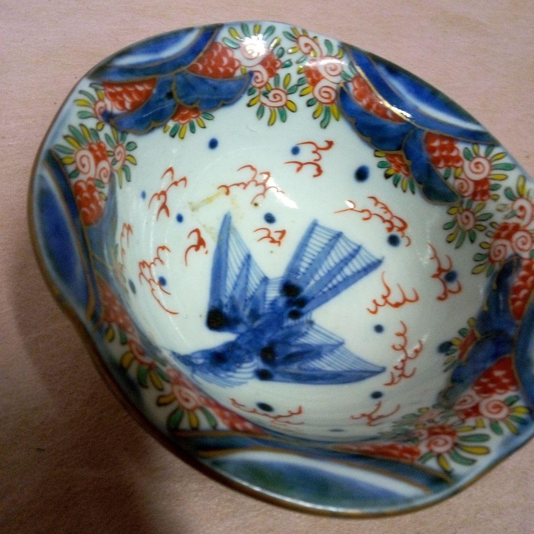 古伊万里　古美術　古道具　骨董品 錦絵麒麟鳳凰文様　三つ鉢