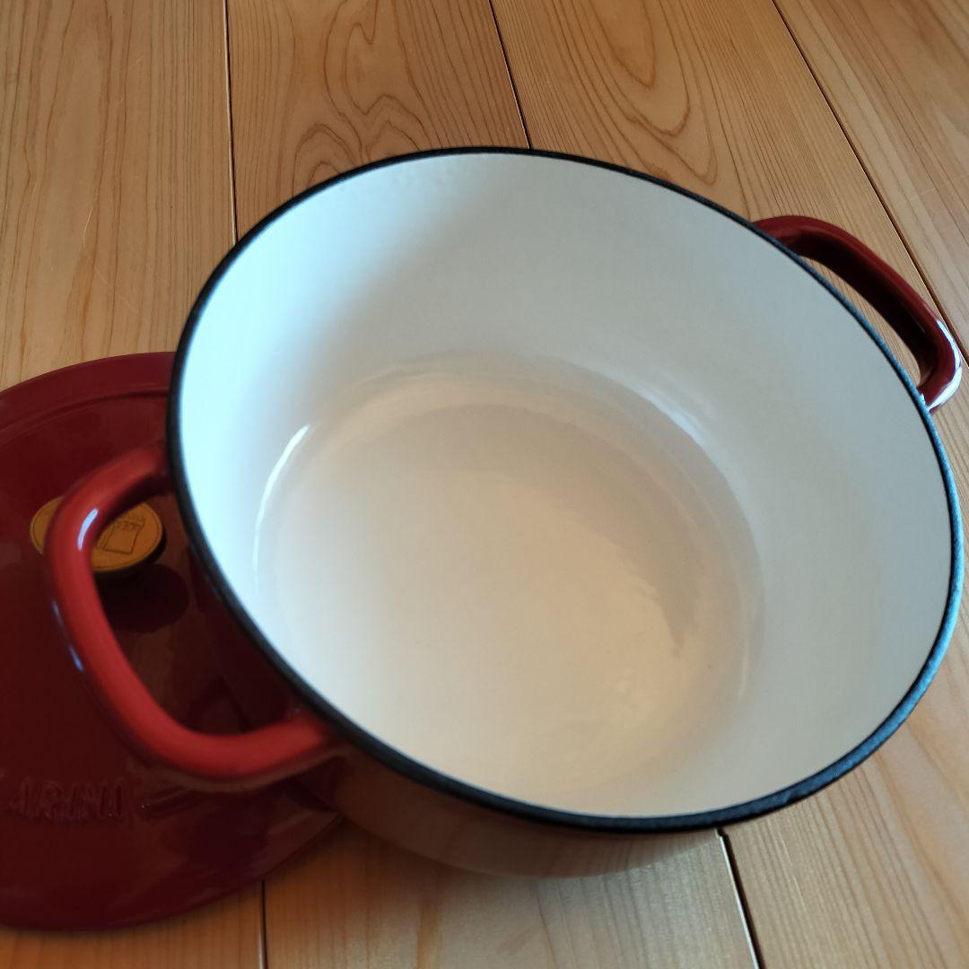 い*子様 バッラリーニ ベラモンテ ホーロー鍋 ラウンド 20ｃｍ ポモドーロレ