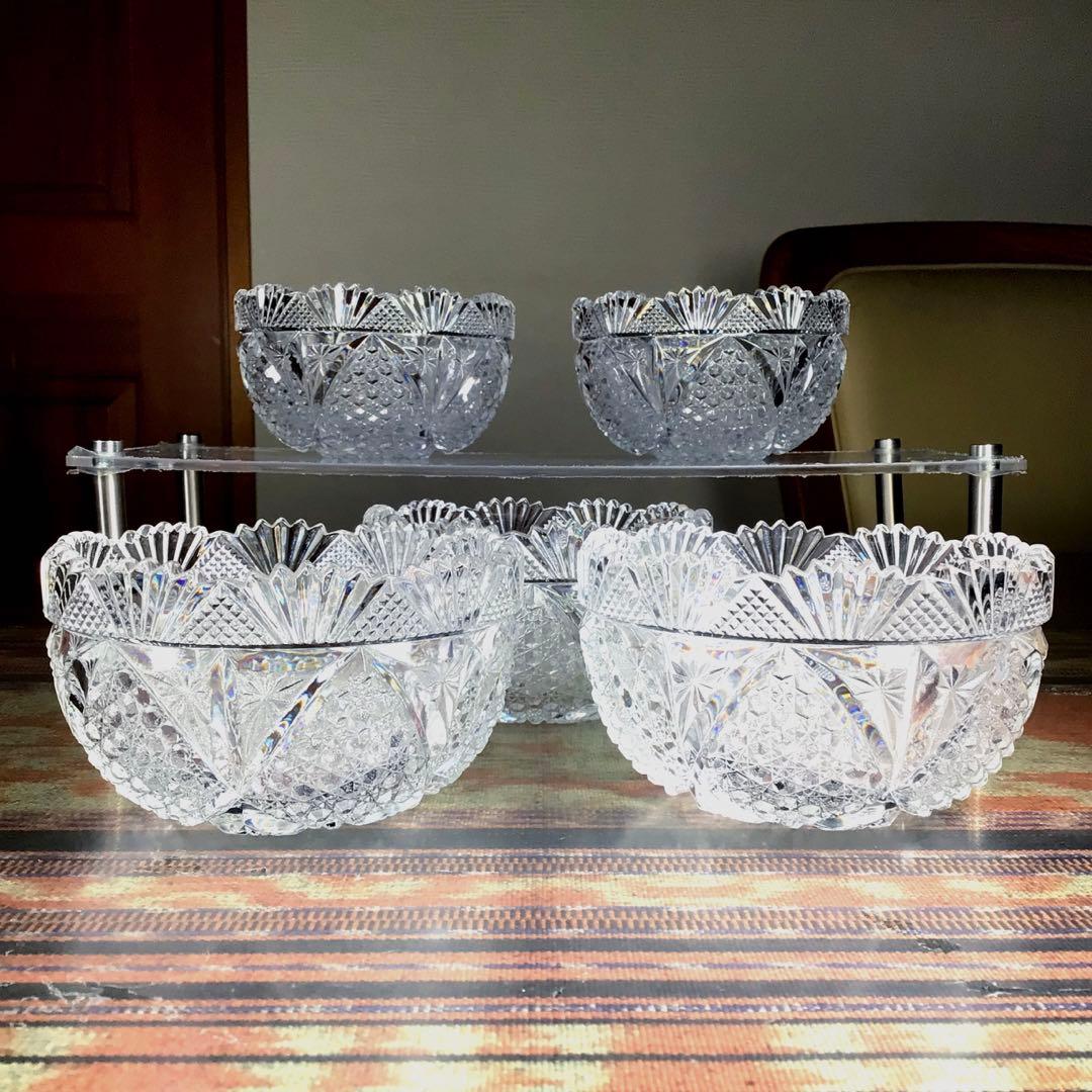 『感謝祭うー特価』　HOYA ガラス　小鉢　5枚