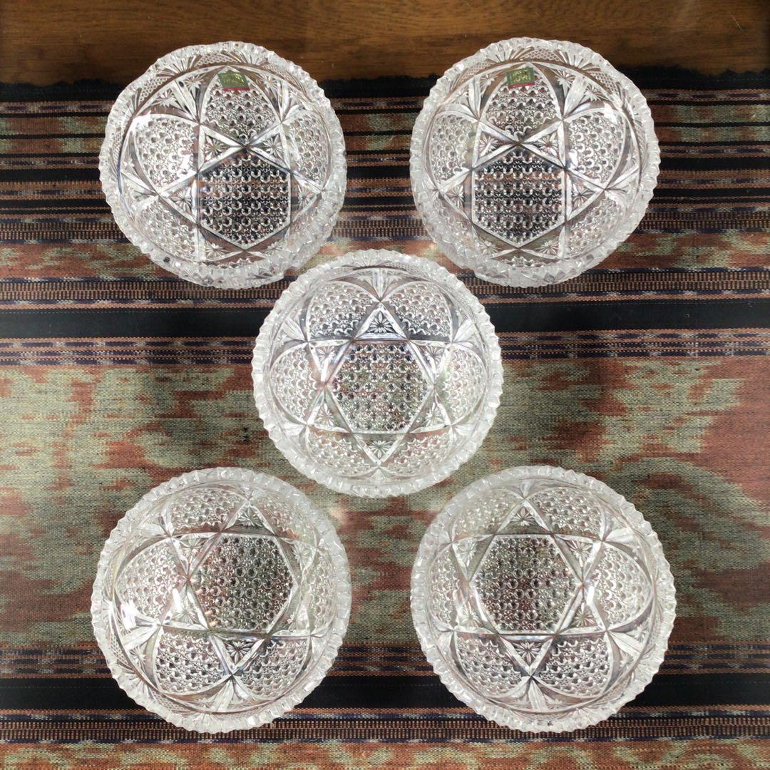 『感謝祭うー特価』　HOYA ガラス　小鉢　5枚