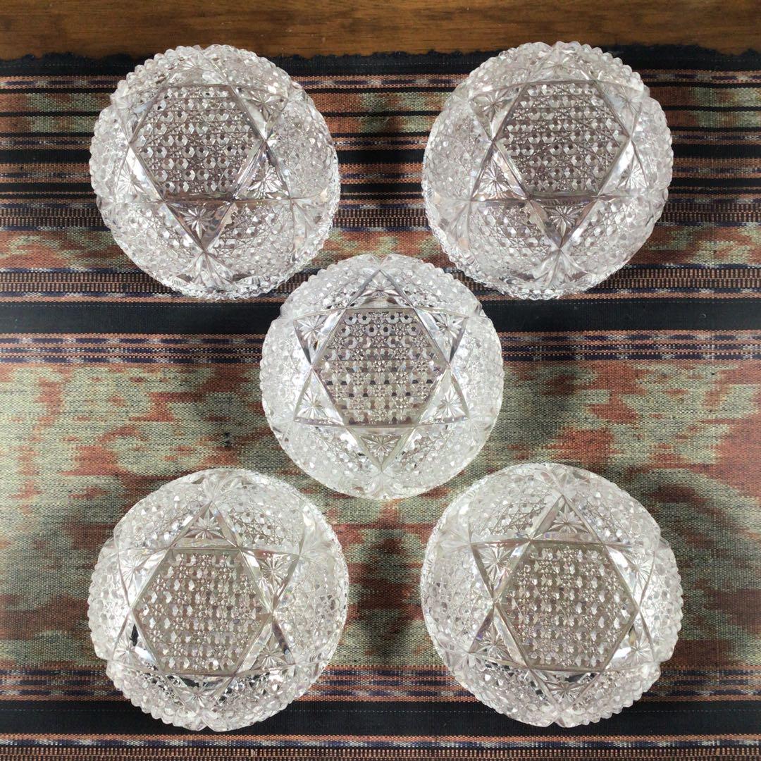 『感謝祭うー特価』　HOYA ガラス　小鉢　5枚