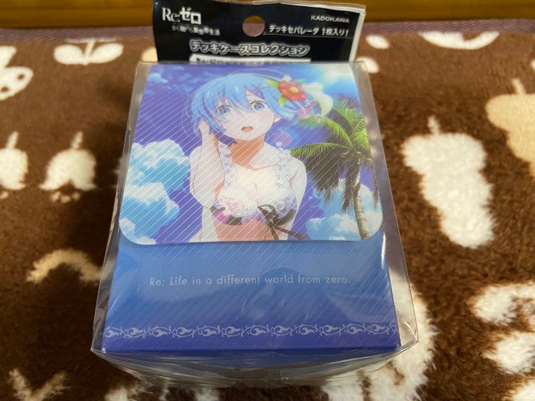 Re:ゼロ レム カードスリーブ　デッキケース　ストレイジ　プレイマット　セット