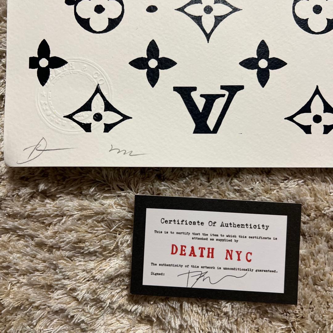 DEATH NYC スヌーピー版画 認証書付き　ルイヴィトン
