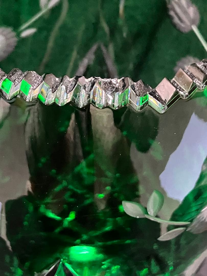 エルベ　クリスタル　花瓶