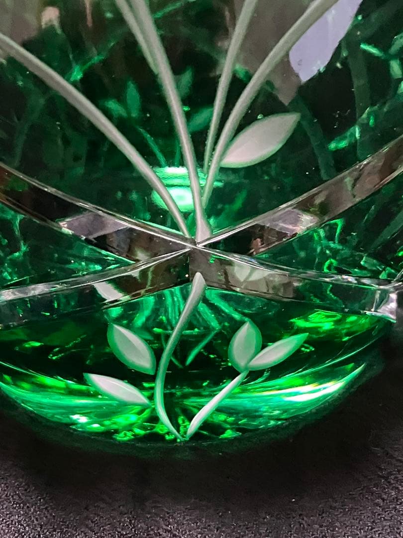 エルベ　クリスタル　花瓶