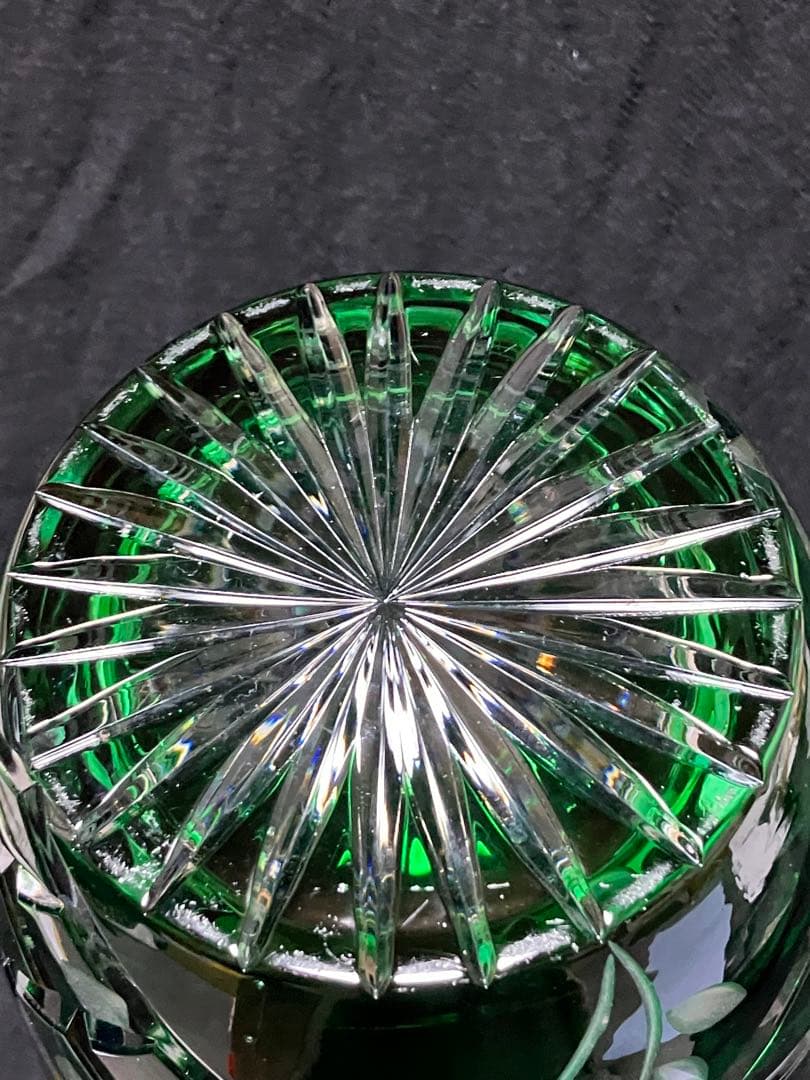 エルベ　クリスタル　花瓶