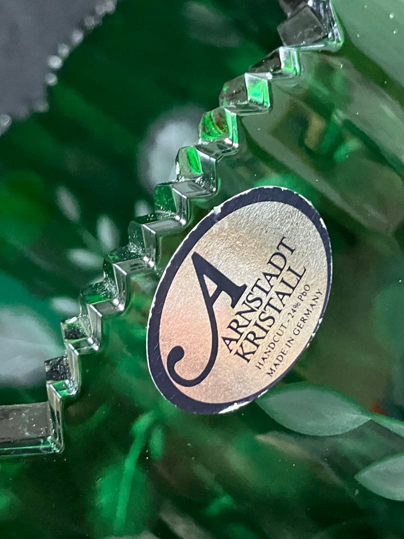 エルベ　クリスタル　花瓶