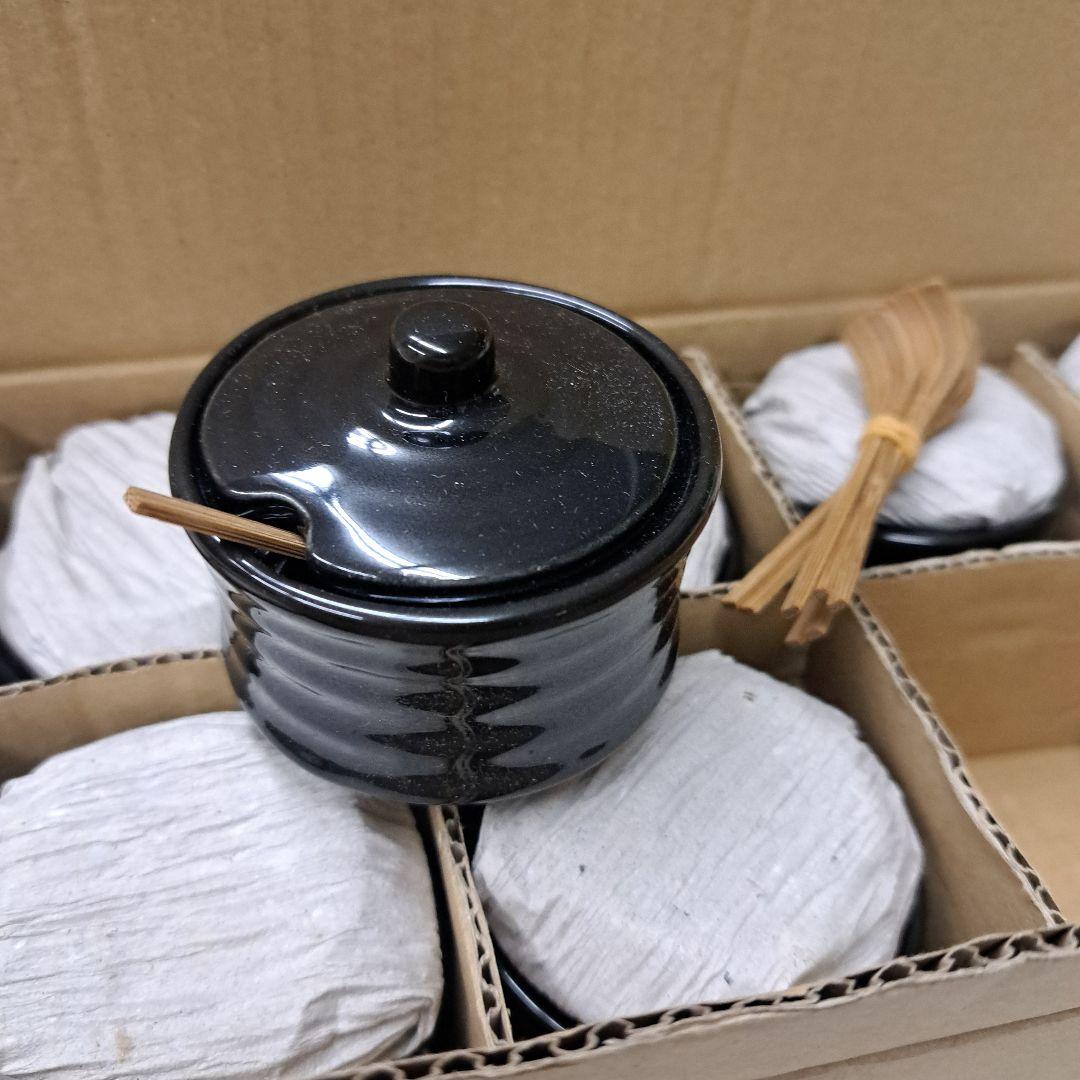 薬味鉢　10個組　竹のスプーン付き