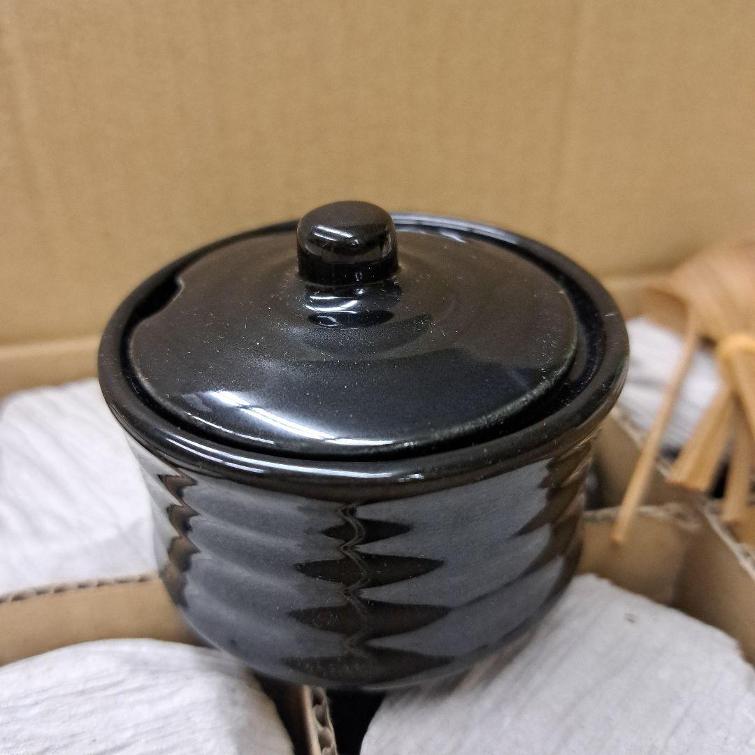 薬味鉢　10個組　竹のスプーン付き