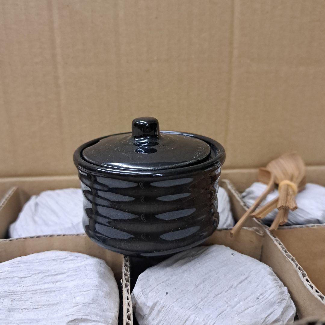 薬味鉢　10個組　竹のスプーン付き