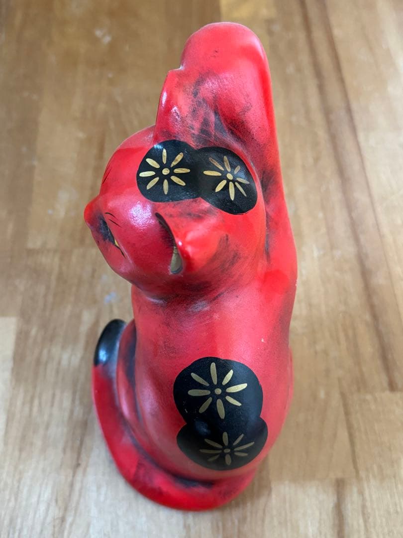 招き猫　縁起物　年代物？！