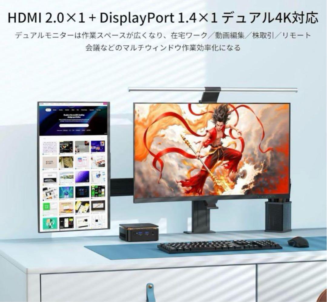 ミニpc 最大3.60GHz 4C/4Tインテル N97 ミニパソコン