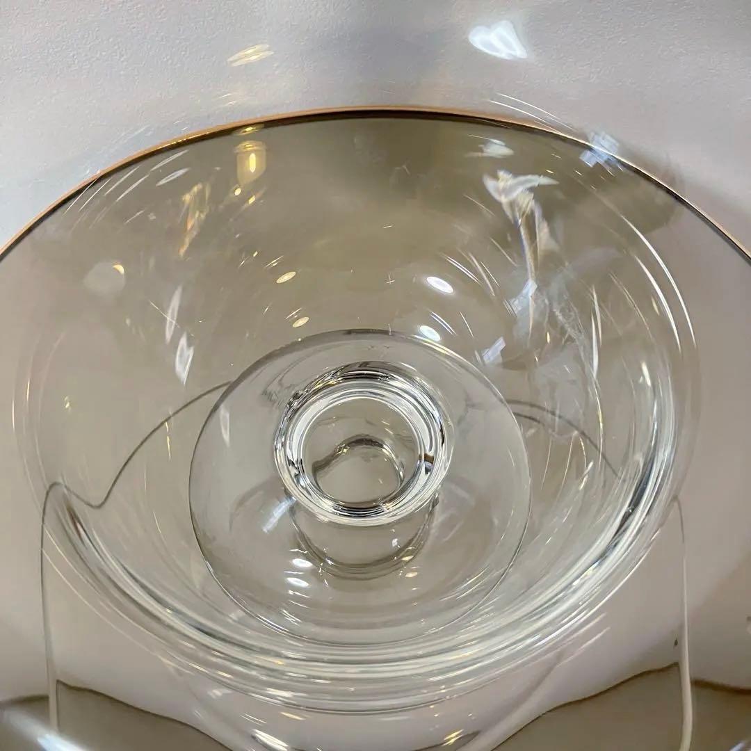 イタリア製　ガラスオブジェ　フラワーベース　花瓶