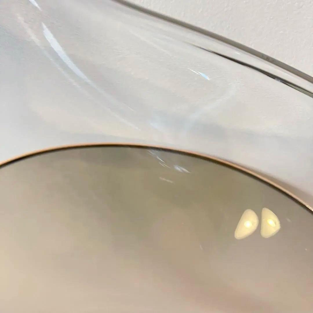 イタリア製　ガラスオブジェ　フラワーベース　花瓶