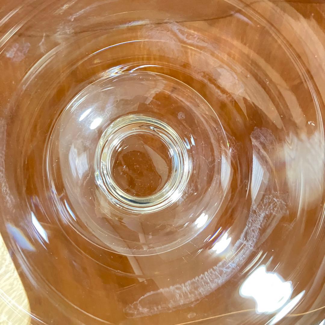 イタリア製　ガラスオブジェ　フラワーベース　花瓶