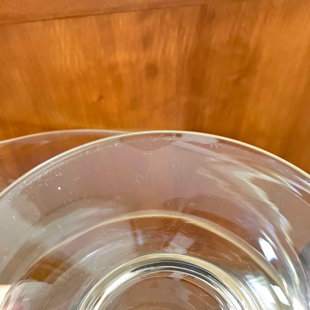 イタリア製　ガラスオブジェ　フラワーベース　花瓶