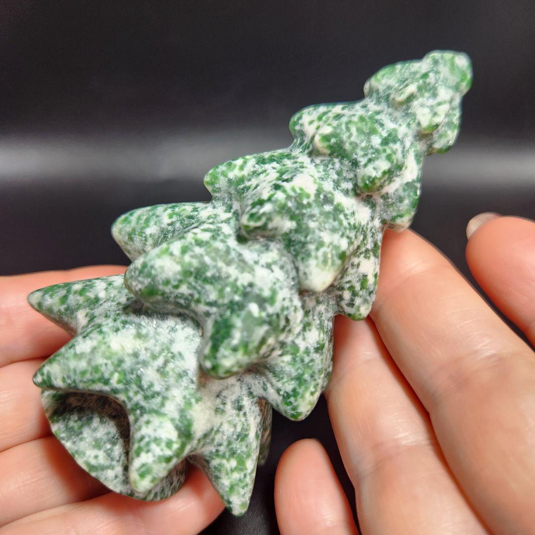 天然石【新品】クリスマス置物セット ツリー&トナカイ&プレゼントBOX★合計７点