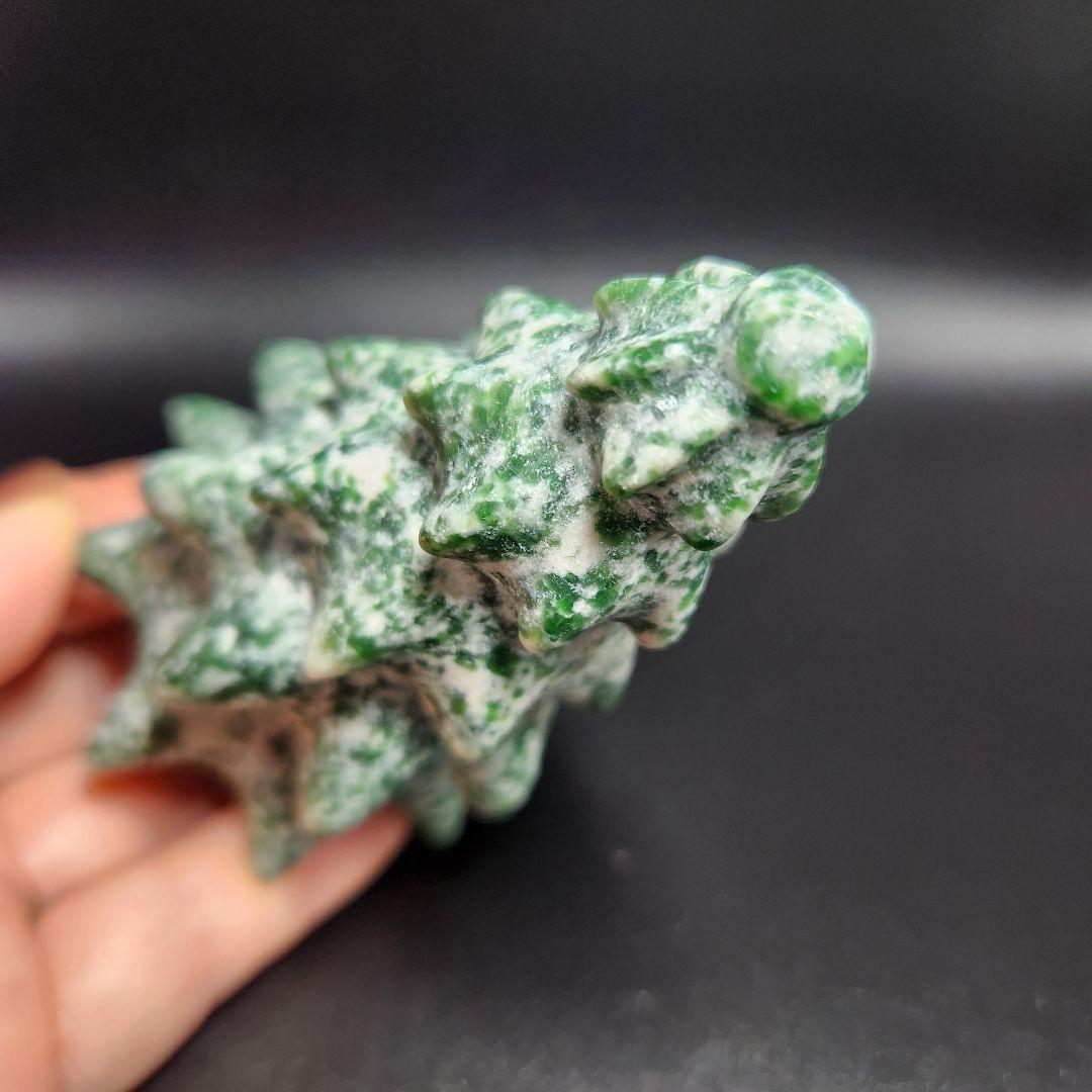 天然石【新品】クリスマス置物セット ツリー&トナカイ&プレゼントBOX★合計７点