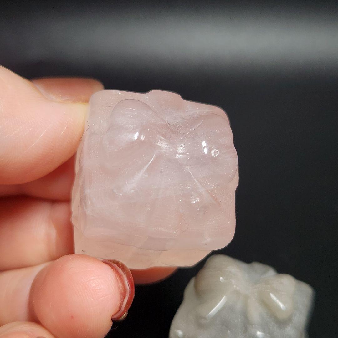 天然石【新品】クリスマス置物セット ツリー&トナカイ&プレゼントBOX★合計７点