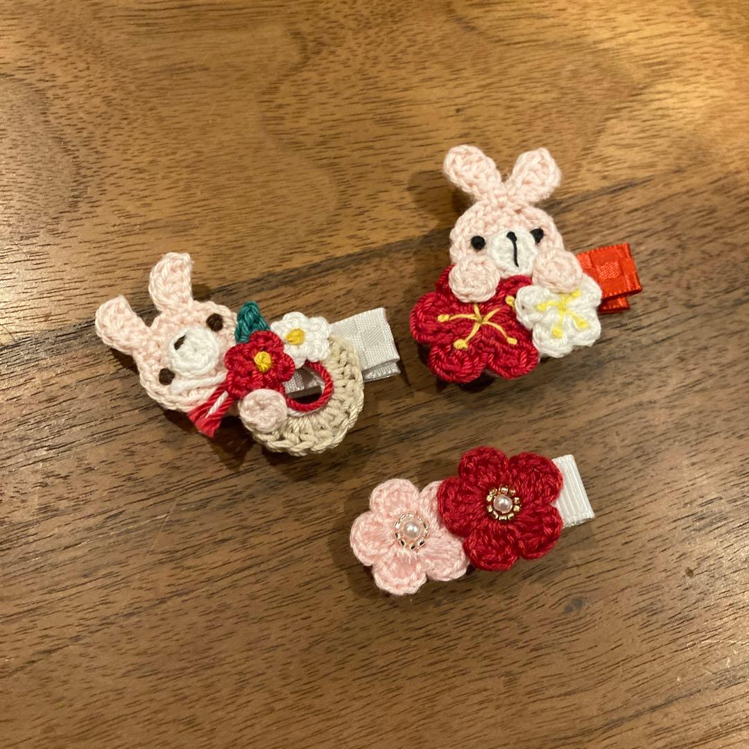 pene様ご確認用☆ベビーヘアクリップ