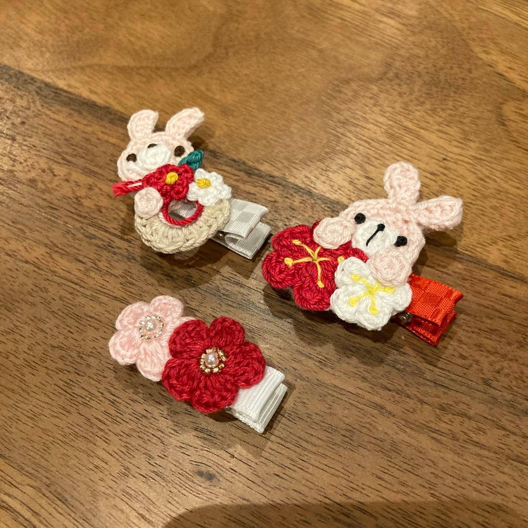 pene様ご確認用☆ベビーヘアクリップ