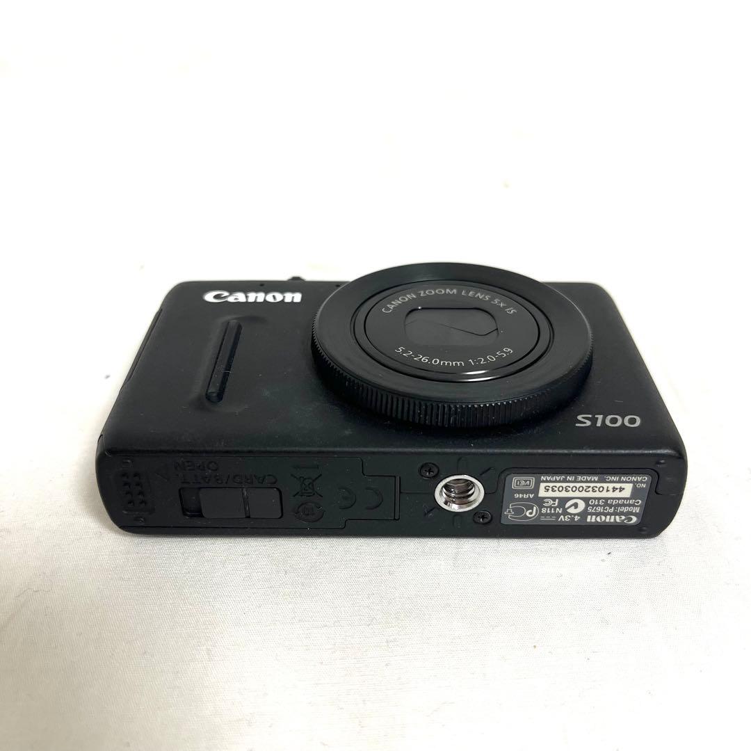 キャノン コンパクトデジタルカメラ ブラック S100 PowerShot