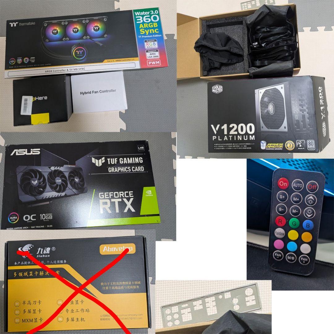 Windowsデスクトップ i9-10940X/RAM64GB/(RTX 3080 & RTX A3000)
