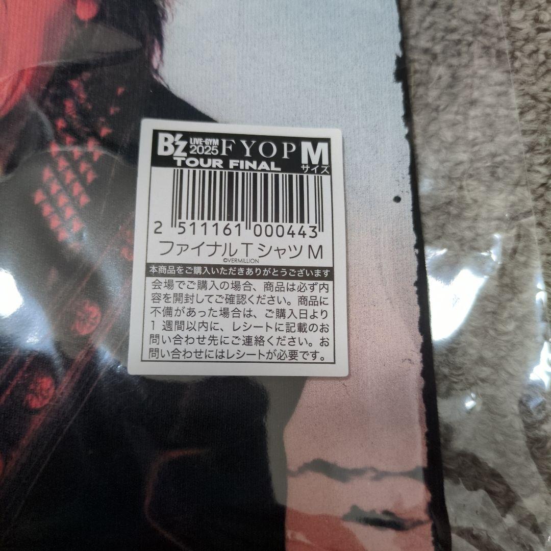 B'z 2025 FYP M ツアーファイナル Tシャツ