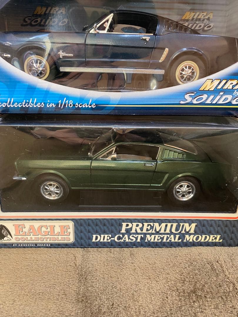 MIRA SOLIDO ＆EAGLEマスタング1/18 3台セット