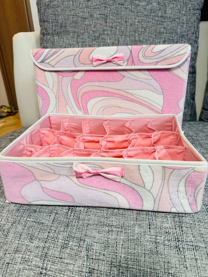 激レア☆Rady 希少 ハートマーブル ピンク マルチ収納ケース