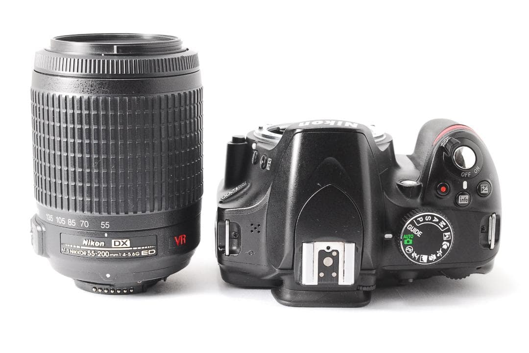 現状品 Nikon D3200　望遠レンズセット スマホ転送　2416万高画質機