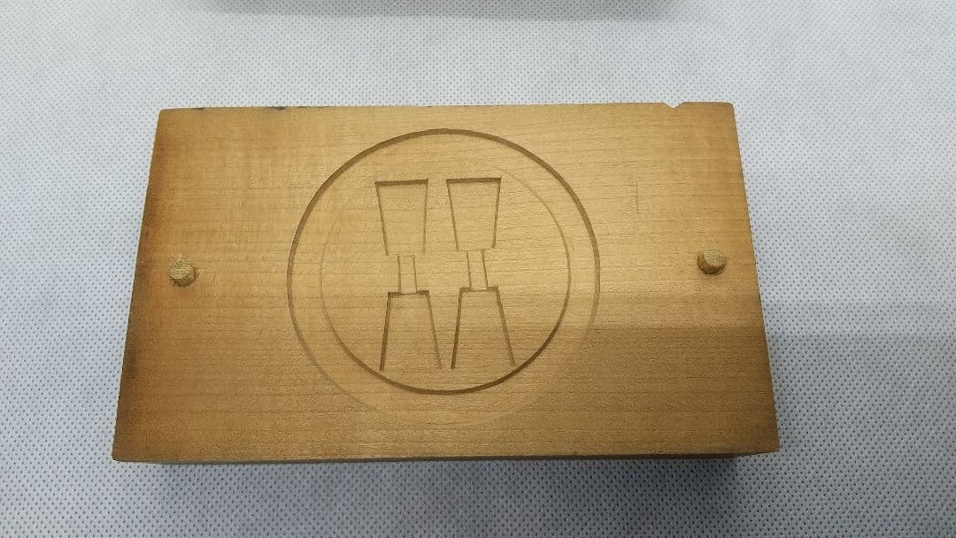 和菓子木型 #31 家紋・丸に並び杵