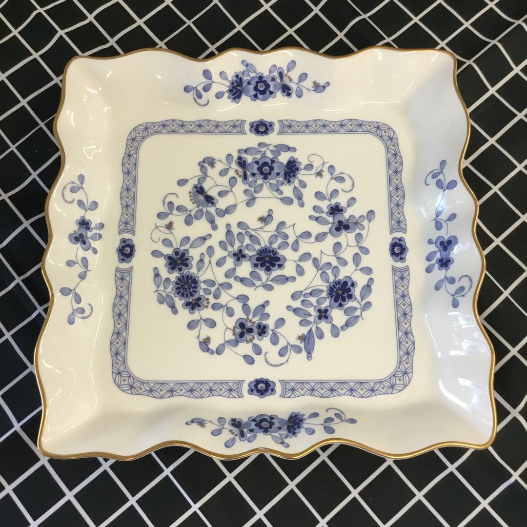 Xuan　NARUMI ボーンチャィナ　ミラノ　金彩　花柄　5点セット