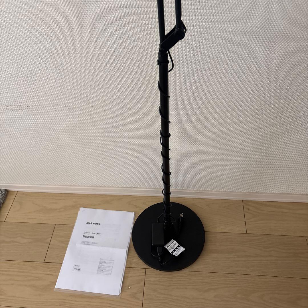 未使用品　無印良品 アームライト正方形　フロアスタンドセット フロアライト