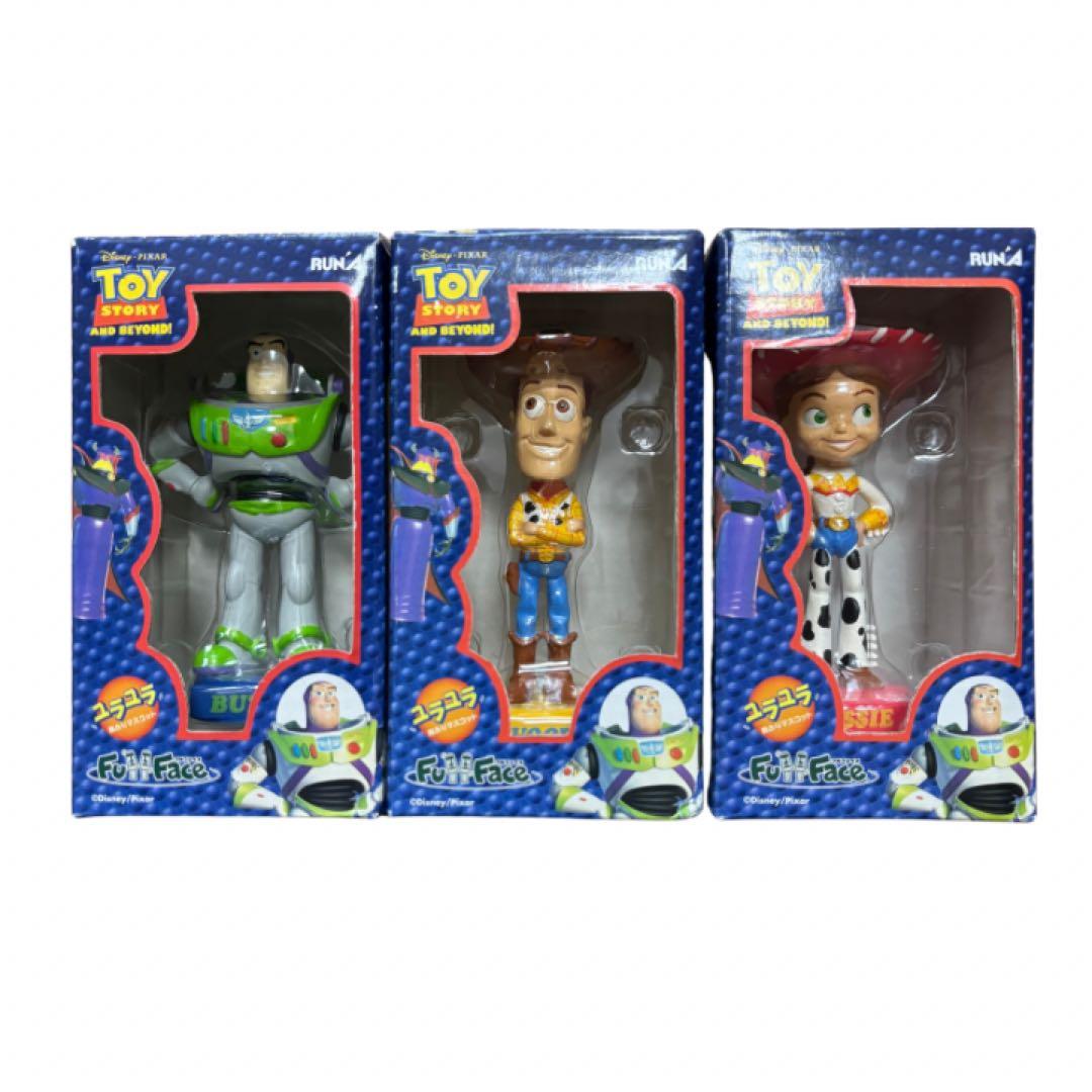 トイ・ストーリー　ユラユラ首ふりマスコット 3種類セット　フィギュア