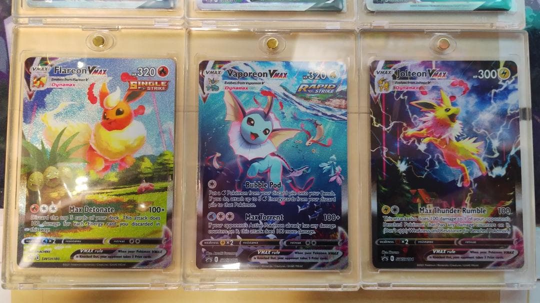 英語版 夏ポケカ イーブイ V・VMAX SARセット