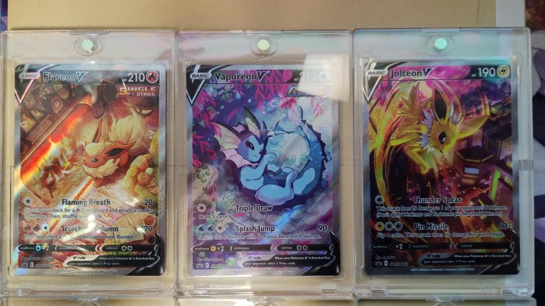 英語版 夏ポケカ イーブイ V・VMAX SARセット