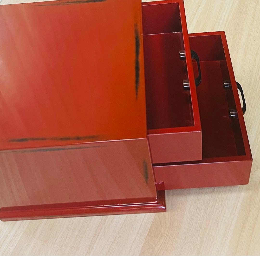 アンティーク　和モダン　引出し　小物入　小箪笥　塗物