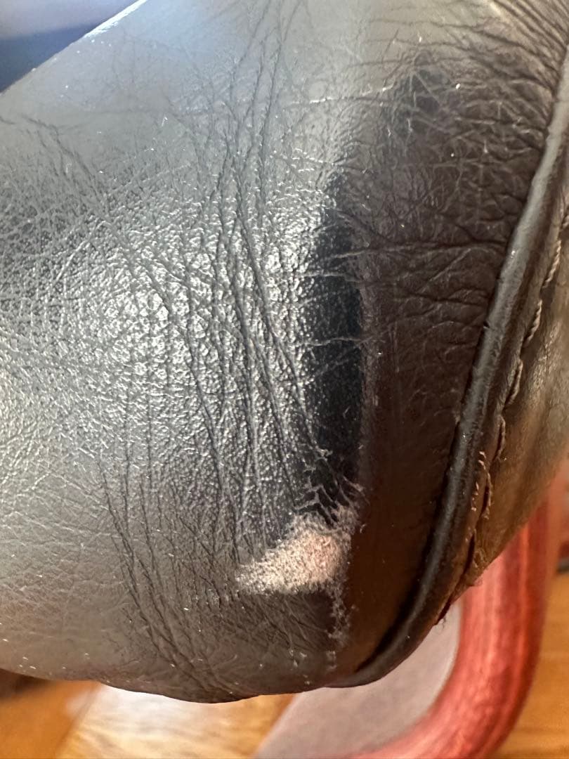 【値下げ】EKORNES エコーネス　ブラックレザー リクライニングソファ