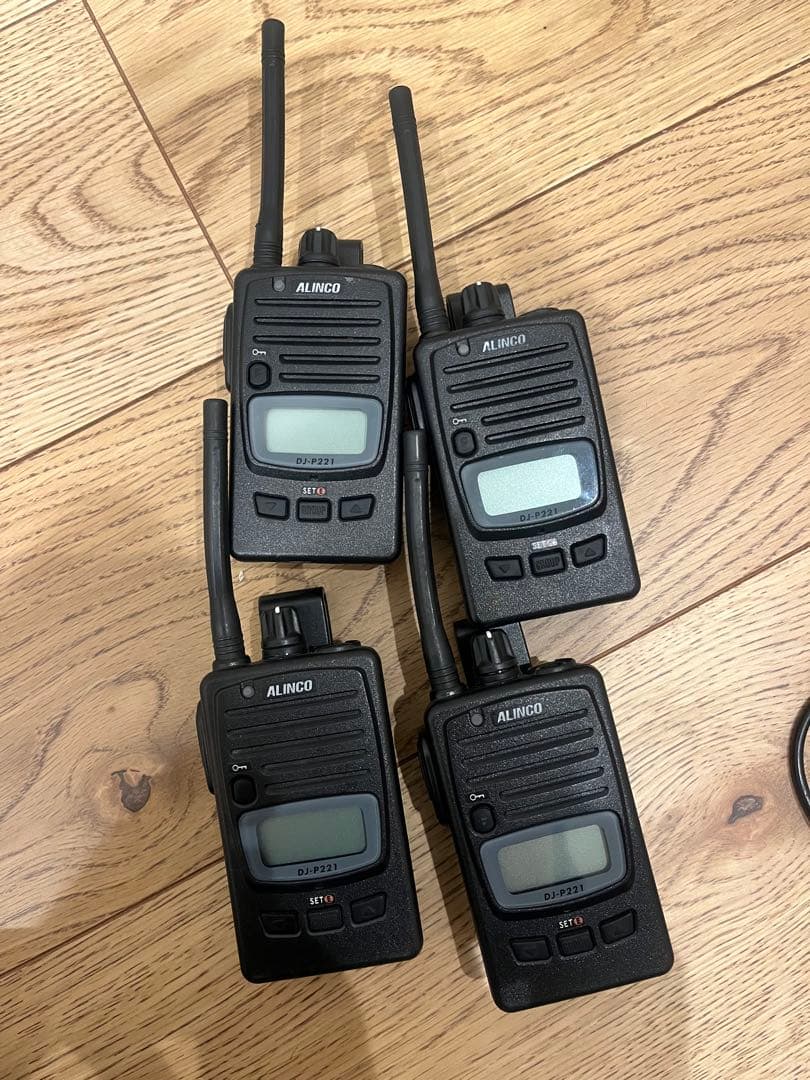 ALINCO DJ-P221 トランシーバー 4台セット