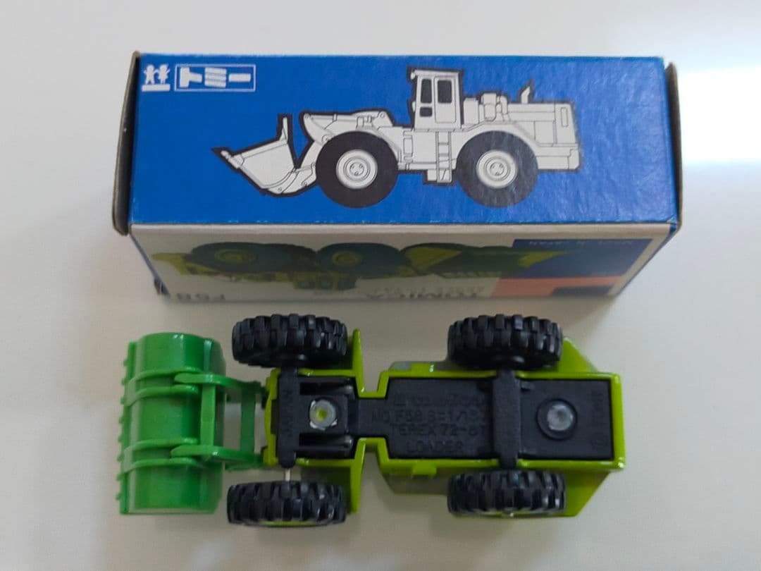 最初期 レア F58-1 テレックス ローダー 青箱 トミカ TEREX 日本製