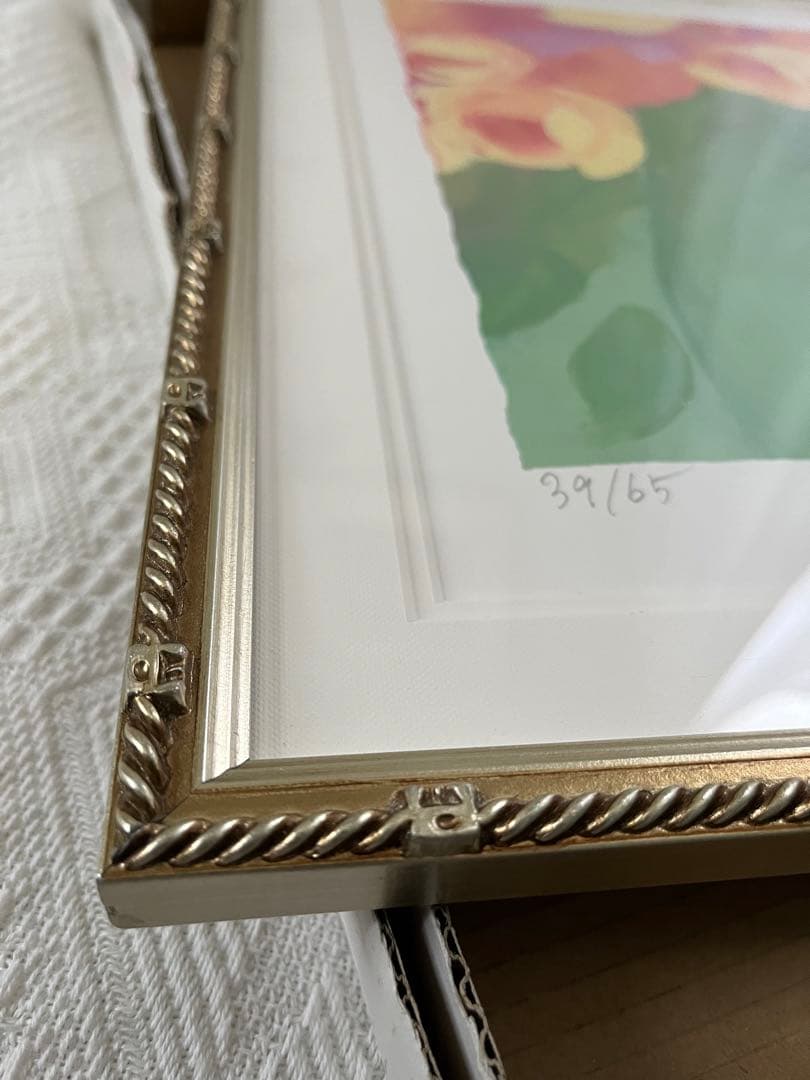 額装版画　65枚　希少　限定ジクレー　ジニー・キム　直筆サイン　証明書　15万