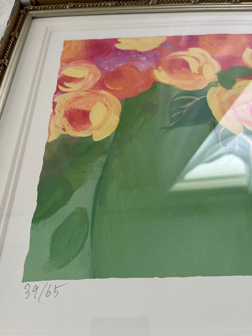 額装版画　65枚　希少　限定ジクレー　ジニー・キム　直筆サイン　証明書　15万