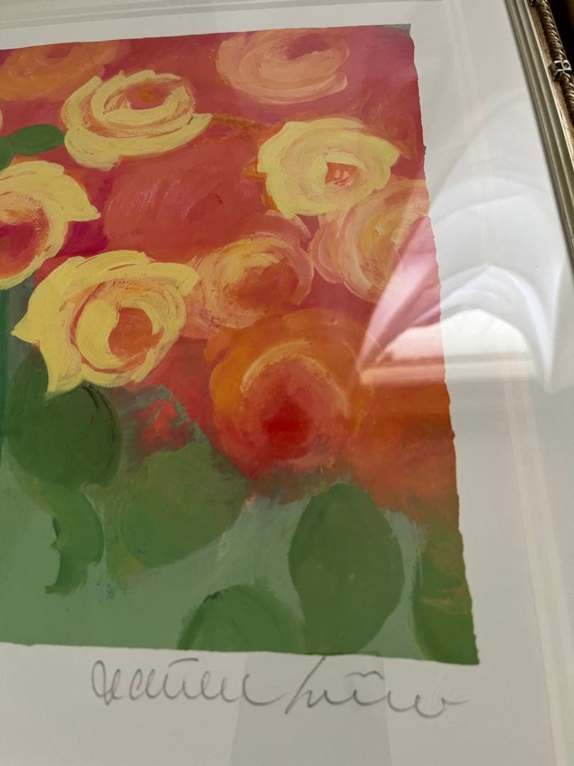 額装版画　65枚　希少　限定ジクレー　ジニー・キム　直筆サイン　証明書　15万